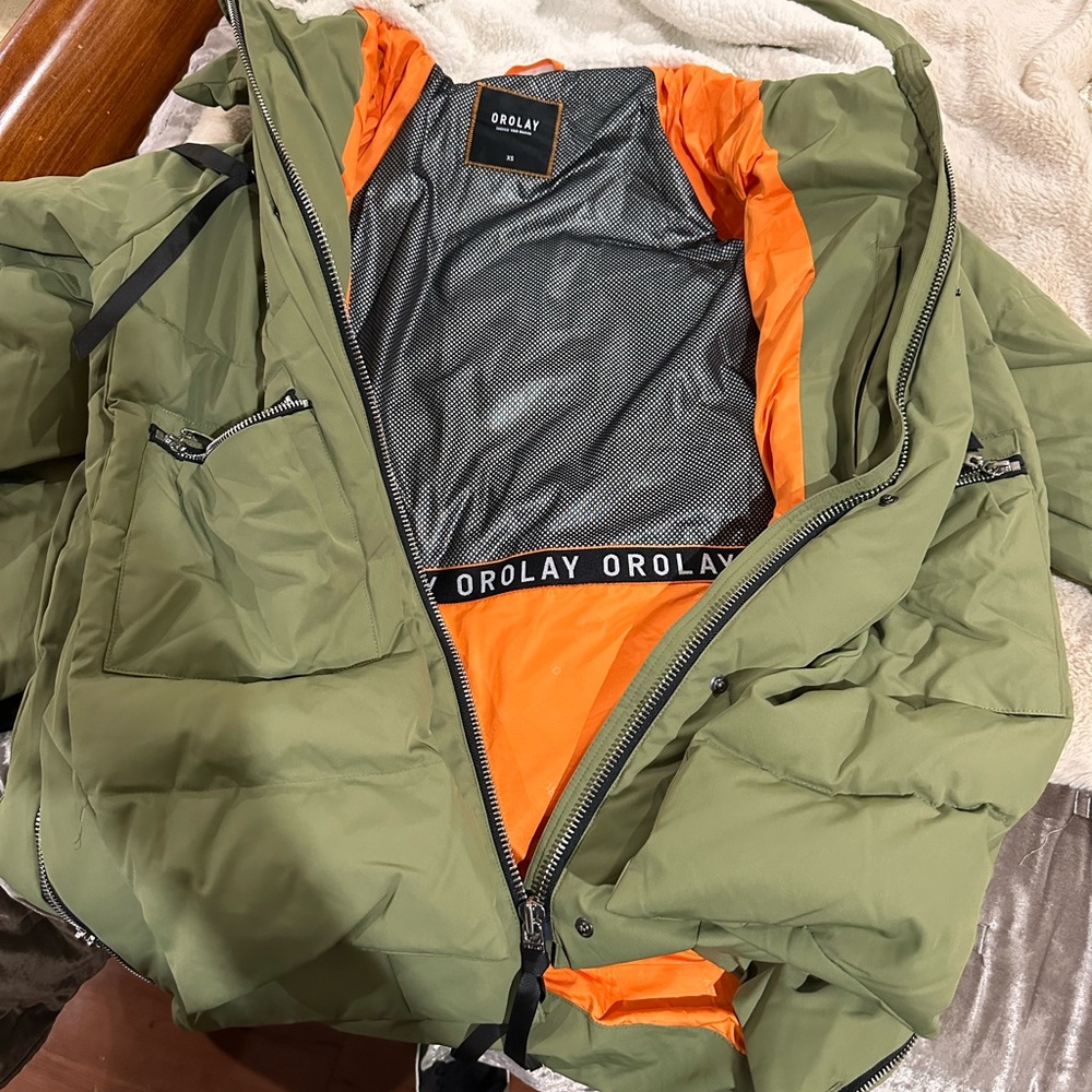 Orolay Coat in army green